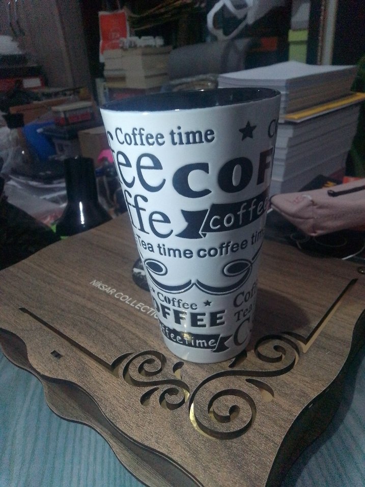 Büyük boy porselen kupa - Görsel 2