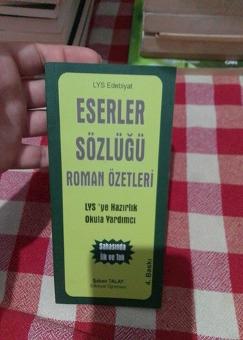 Eserler Sözlüğü Roman Özetleri Kitabı - Görsel 2