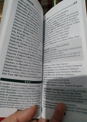 Eserler Sözlüğü Roman Özetleri Kitabı - Görsel 3