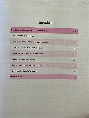  8. Sınıf İnkilap Tarihi Soru Bankası&Konu Anlatımı