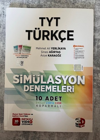 TYT Matematik ve Türkçe Simülasyon Denemeleri Seti