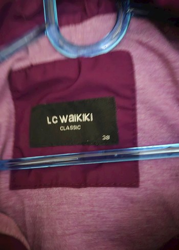 Mor Midi Kadın Ceket Fermuarlı - Görsel 4