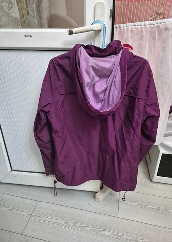 Mor Midi Kadın Ceket Fermuarlı - Görsel 3