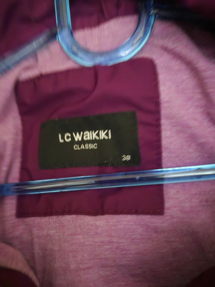 Mor Midi Kadın Ceket Fermuarlı - Görsel 4