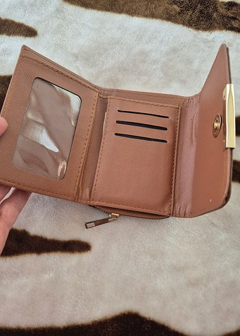Kahverengi Deri Kadın Cüzdanı - Görsel 2