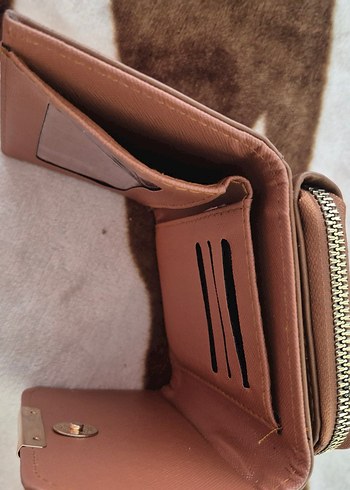 Kahverengi Deri Kadın Cüzdanı - Görsel 4