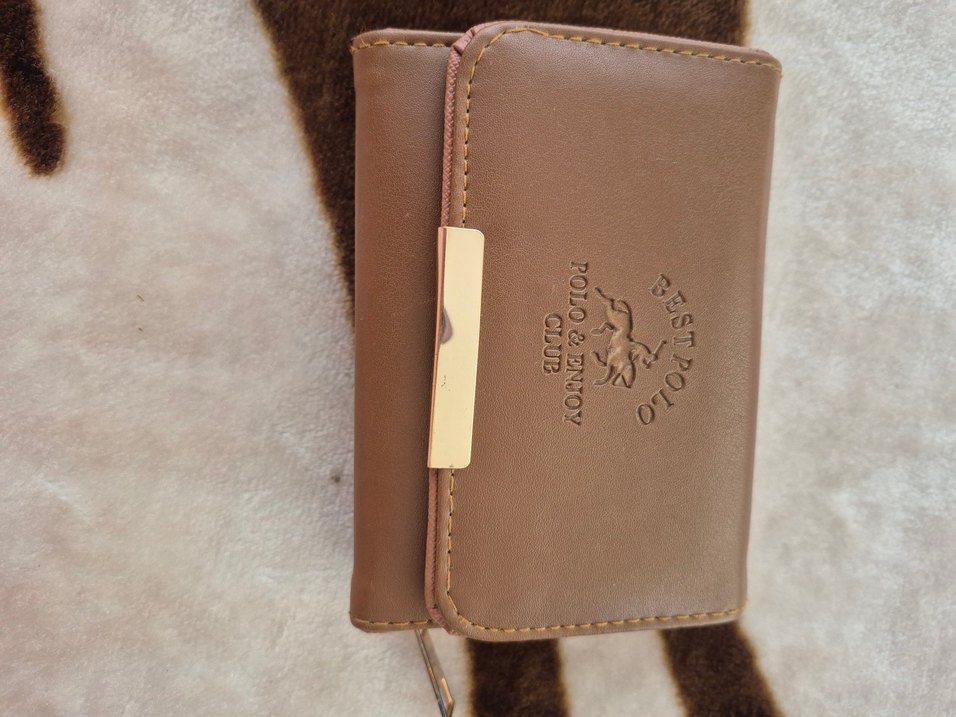 Kahverengi Deri Kadın Cüzdanı - Görsel 5