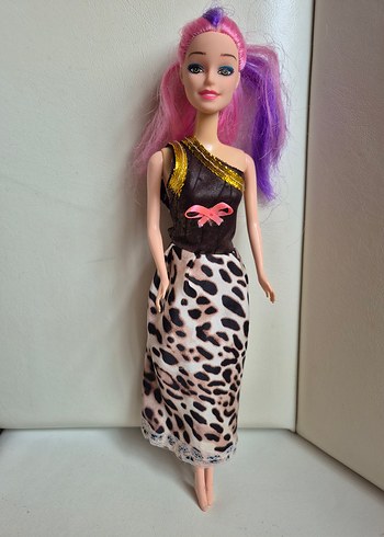 Renkli Pembe Saçlı Bebek - Görsel 5