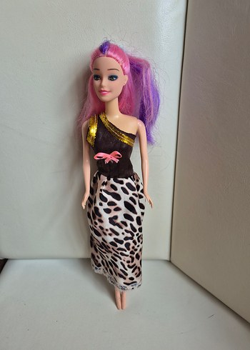 Renkli Pembe Saçlı Bebek - Görsel 3