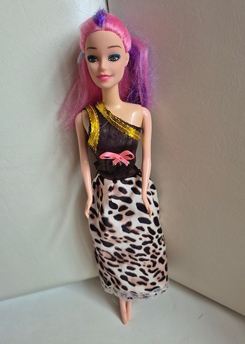 Renkli Pembe Saçlı Bebek - Görsel 2