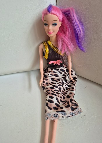 Renkli Pembe Saçlı Bebek - Görsel 4