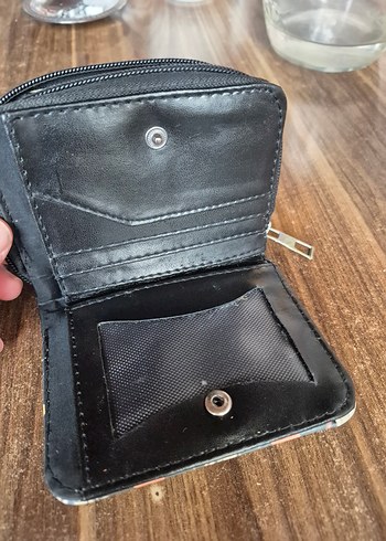 Desenli Fermuarlı Kadın Cüzdanı - Görsel 4