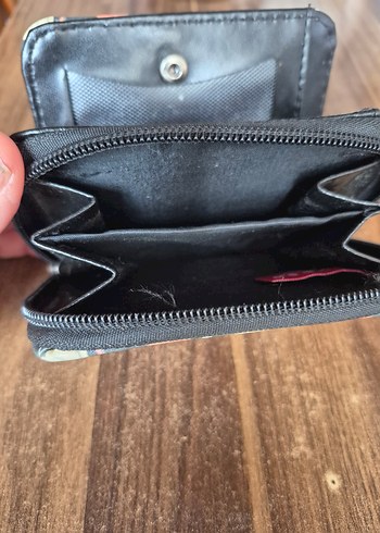 Desenli Fermuarlı Kadın Cüzdanı - Görsel 6