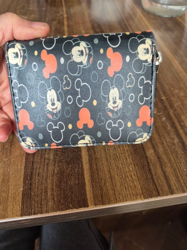 Desenli Fermuarlı Kadın Cüzdanı - Görsel 2