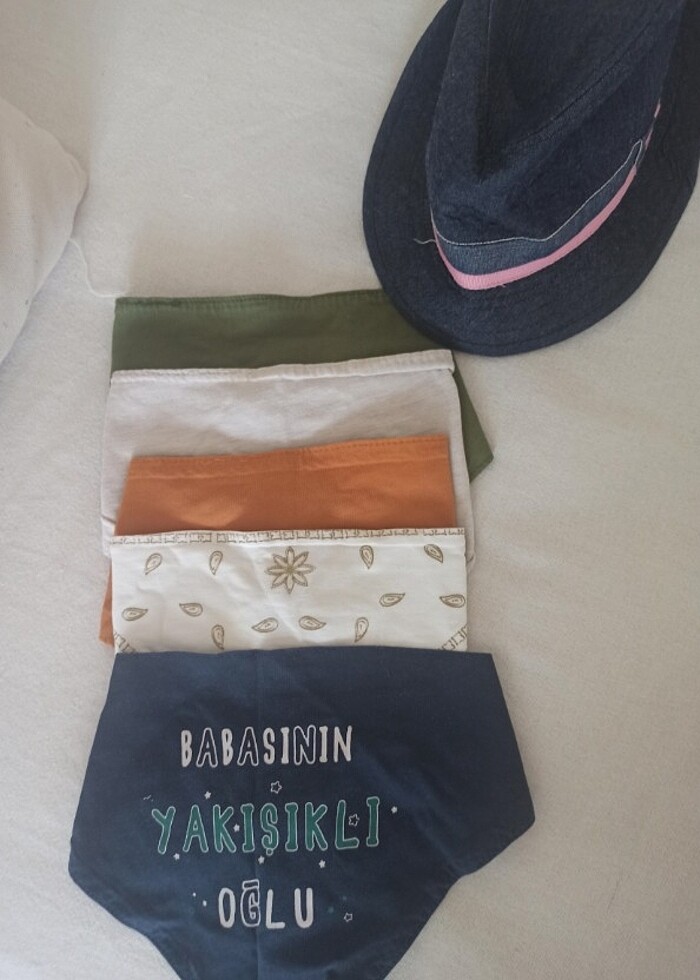 Erkek Bebek Boyunluk Fular - Görsel 2