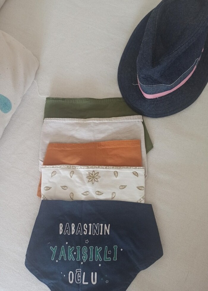 Erkek Bebek Boyunluk Fular - Görsel 4