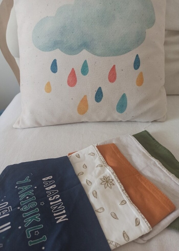 Erkek Bebek Boyunluk Fular - Görsel 5