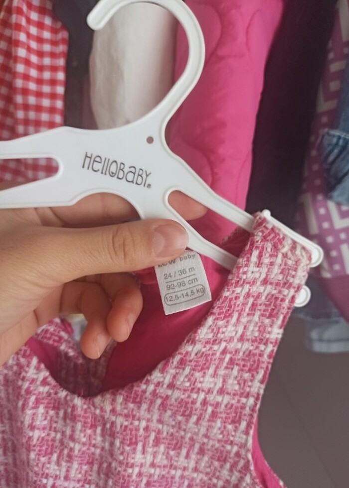 Kız çocuk tüvit elbise  - Görsel 2