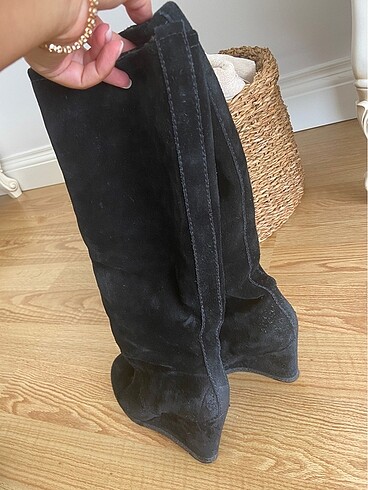 38 Beden siyah Renk Ninewest çizme