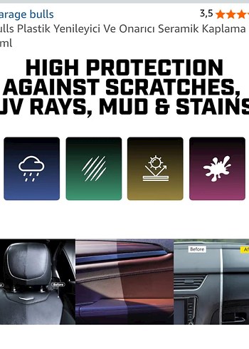 Garagebulls Plastik Yenileyici Ve Onarıcı Seramik Kaplama - Görsel 4
