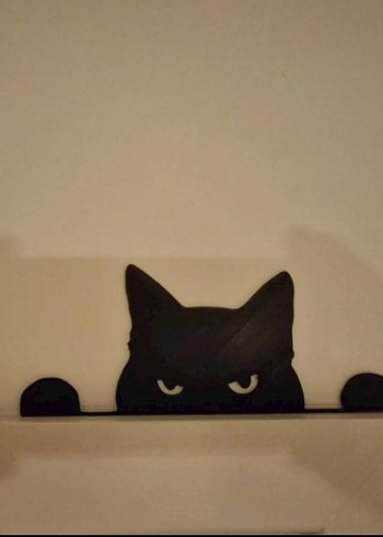 Gizemli Kedi Cam Dekoru - Görsel 2