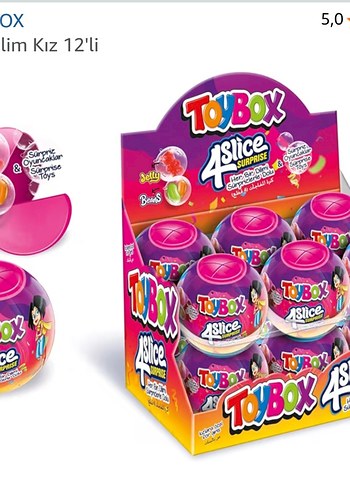 TOYBOX 4 Dilim Kız 12li Koli - Görsel 2