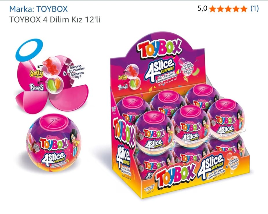 TOYBOX 4 Dilim Kız 12li Koli - Görsel 2