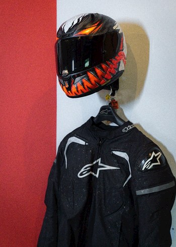 MOTOSİKLET KASK TUTUCU - Görsel 3