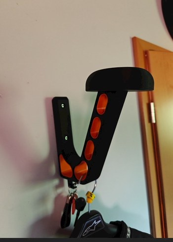 MOTOSİKLET KASK TUTUCU - Görsel 2