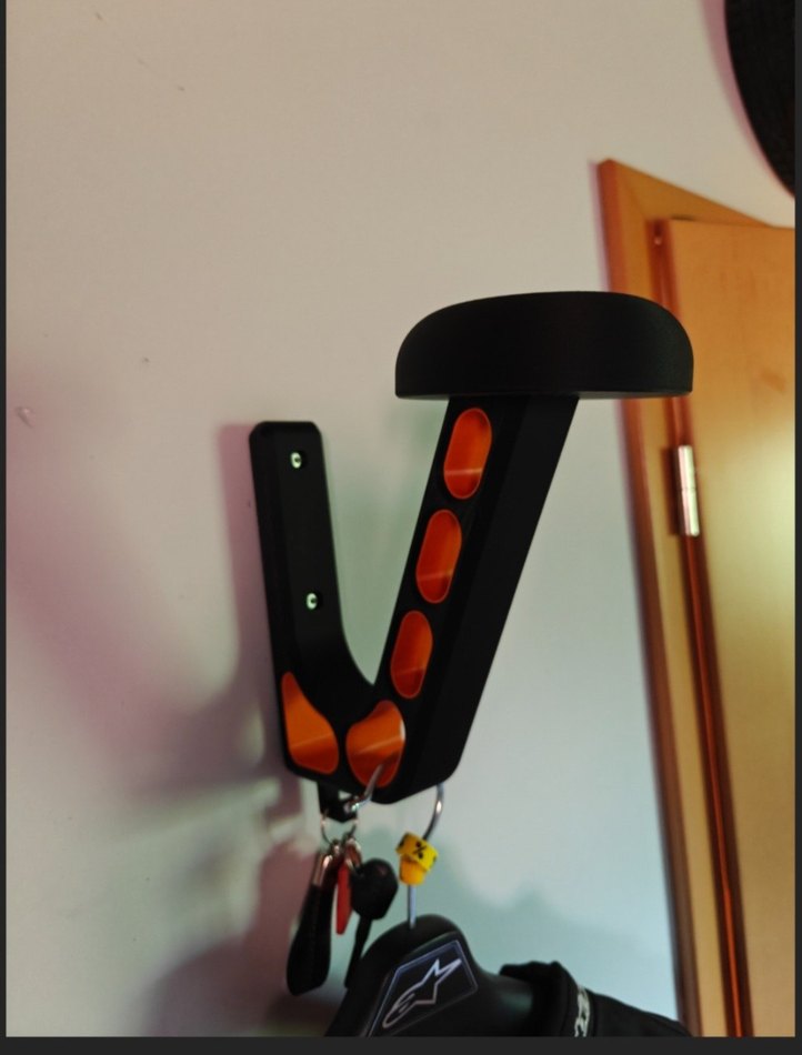 MOTOSİKLET KASK TUTUCU - Görsel 2