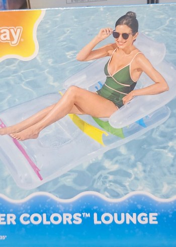 Bestway Kool Lounge 165 cm Şeffaf Deniz & Havuz Yatağı  Rahat - Görsel 5