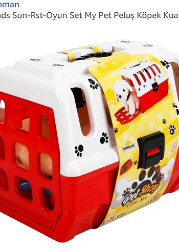 Puffy Friends Sun-Rst My Pet Peluş Köpek Kuaför Oyun Seti  Çanta - Görsel 2