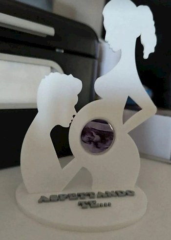 Hamilelik Hatırası:  Silüet Ultrason Fotoğraf Standı - Görsel 3