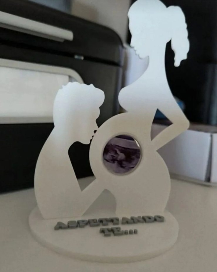 Hamilelik Hatırası:  Silüet Ultrason Fotoğraf Standı - Görsel 3