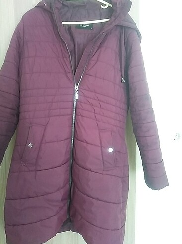 şişme 40 beden LC Waikiki bayan mor mont