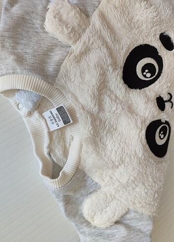 3 Ay Beden beyaz Renk LCW peluş bebek tulumı