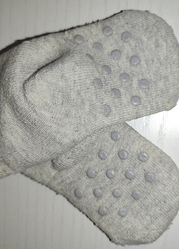 Kaydırmaz tabanlı içi havlu çorap (2 çift) 