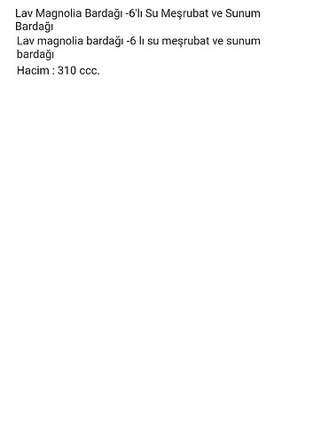 Beden beyaz Renk Lav magnolia Meşrubat bardağı