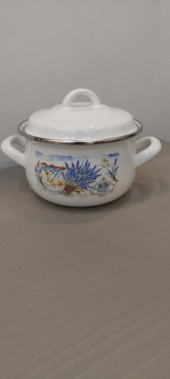 emaye tencere küçük boy yeni hiç kullanılmadı - Görsel 2