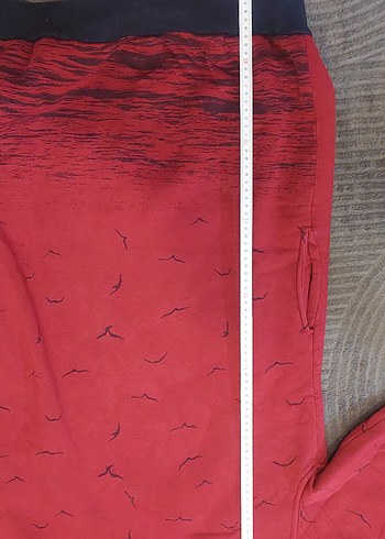 Bordo Kapüşonlu Kadın Sweatshirt - Görsel 3