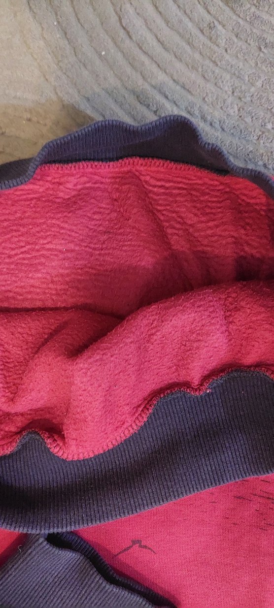 Bordo Kapüşonlu Kadın Sweatshirt - Görsel 2