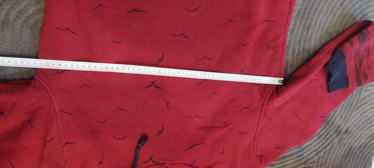 Bordo Kapüşonlu Kadın Sweatshirt - Görsel 4