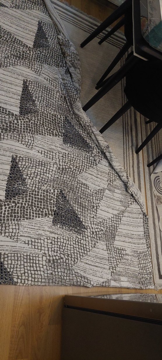 Gri Desenli kalın Halı örtüsü 4m² halı 160×230 1 adet fiyatıdır - Görsel 2