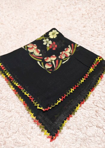 Nakışlı iğne oyalı Havlu - Görsel 12