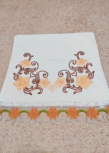 Nakışlı iğne oyalı Havlu - Görsel 2