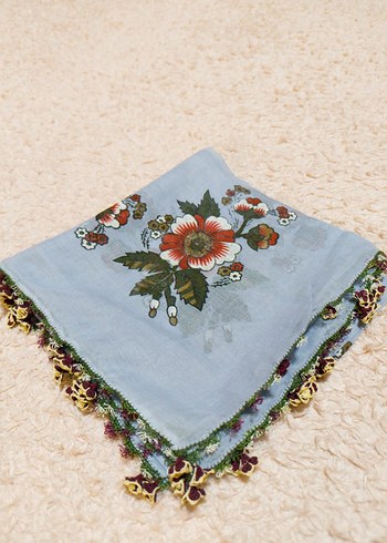 Nakışlı iğne oyalı Havlu - Görsel 6