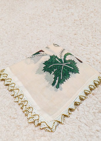 Nakışlı iğne oyalı Havlu - Görsel 8