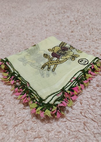 Nakışlı iğne oyalı Havlu - Görsel 9