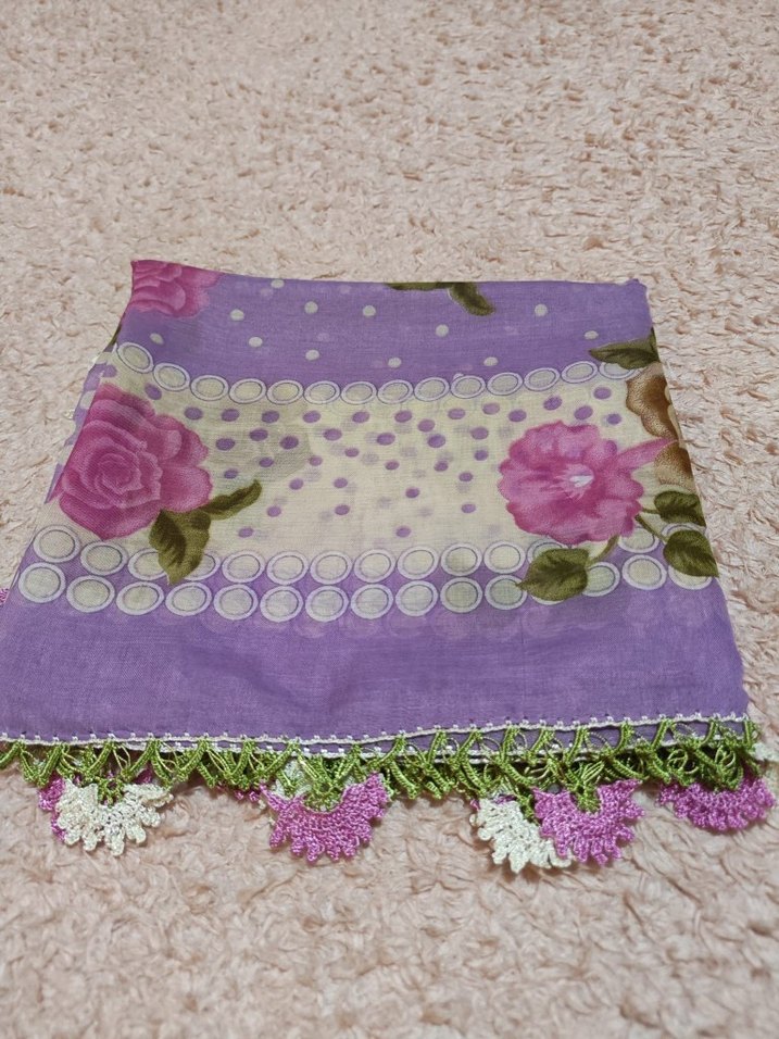 Nakışlı iğne oyalı Havlu - Görsel 5