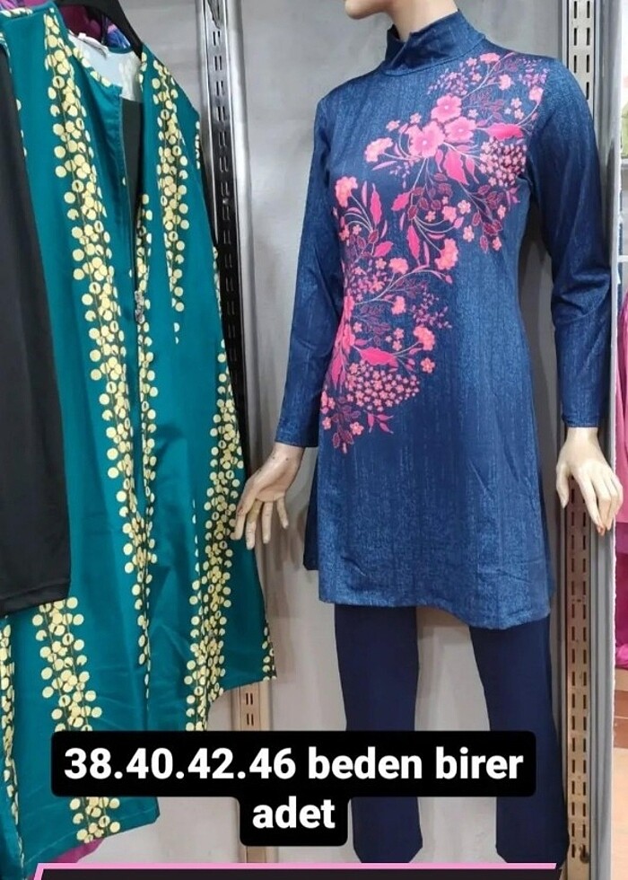 Haşema tam tesettür lacivert 38 beden marka estiva  - Görsel 2